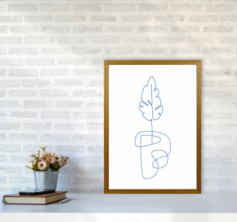 One Line Botanical Art Print by Seven Trees Design A2 Print Only