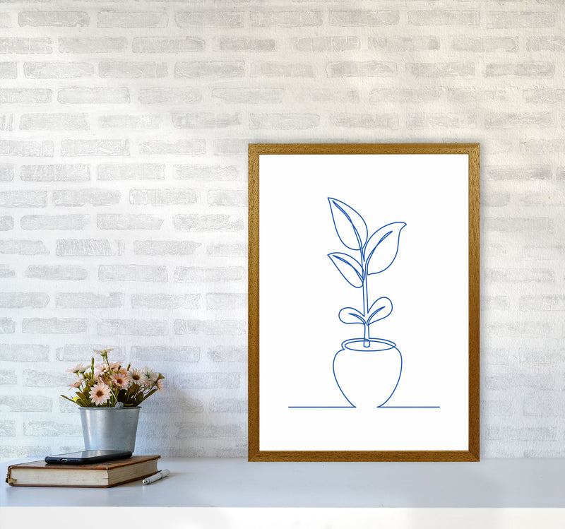 One Line Plant II Art Print by Seven Trees Design A2 Print Only