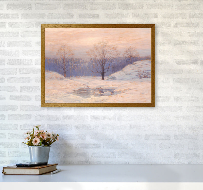 Snowy Sunset Art Print by Seven Trees Design A2 Print Only