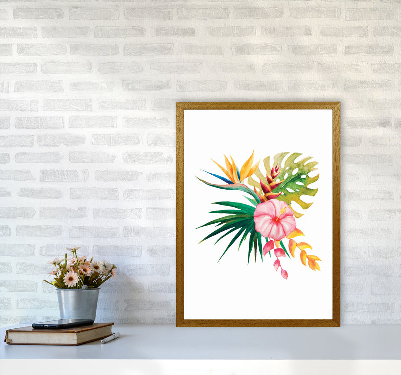 Tropical Flowers Art Print by Seven Trees Design A2 Print Only