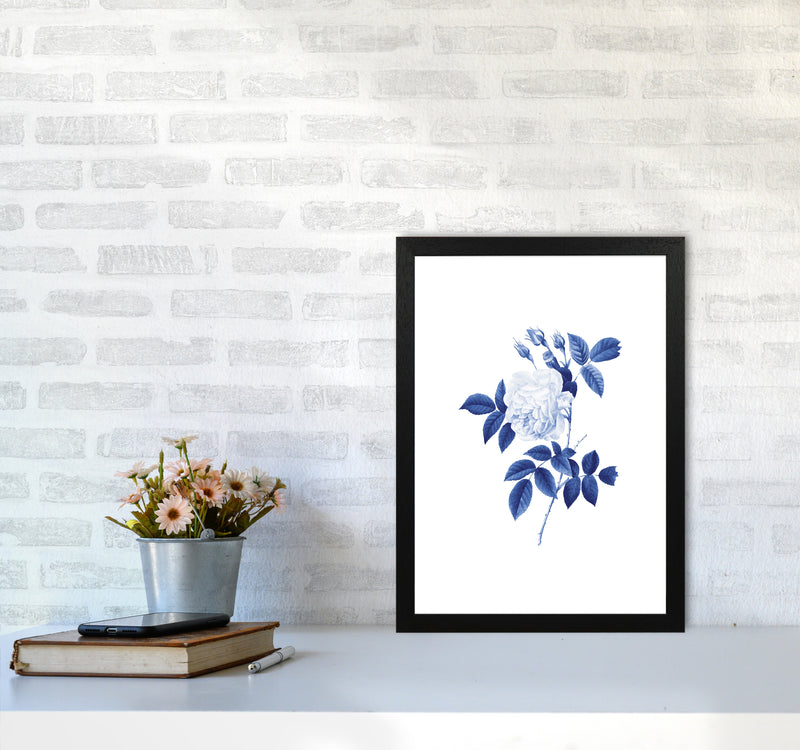 Blue botanic II Art Print by Seven Trees Design A3 White Frame