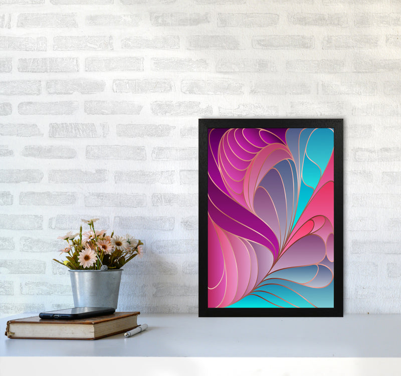 Colorful Art Deco II_ Art Print by Seven Trees Design A3 White Frame