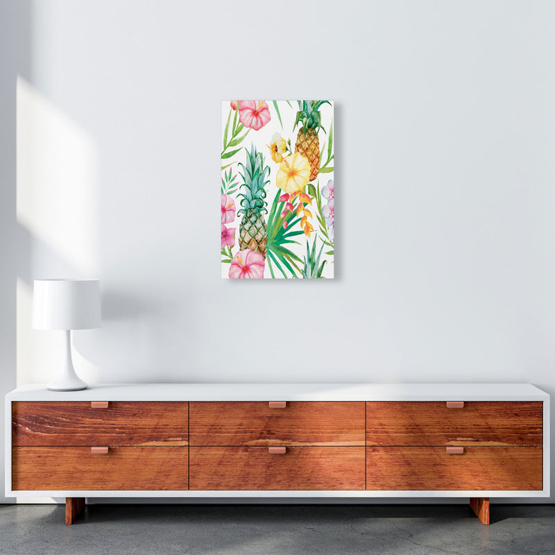 The tropical pineapples Art Print by Seven Trees Design A3 Canvas