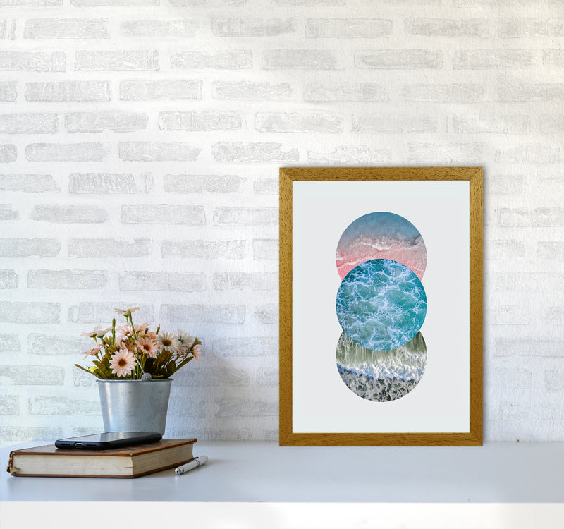 Ocean Circles Art Print by Seven Trees Design A3 Print Only