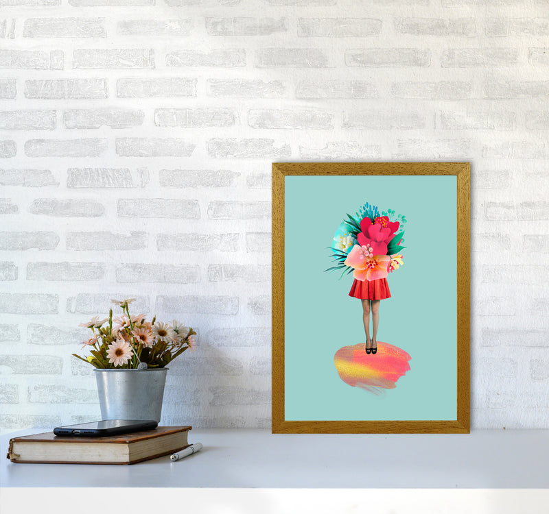 The Floral Girl Art Print by Seven Trees Design A3 Print Only