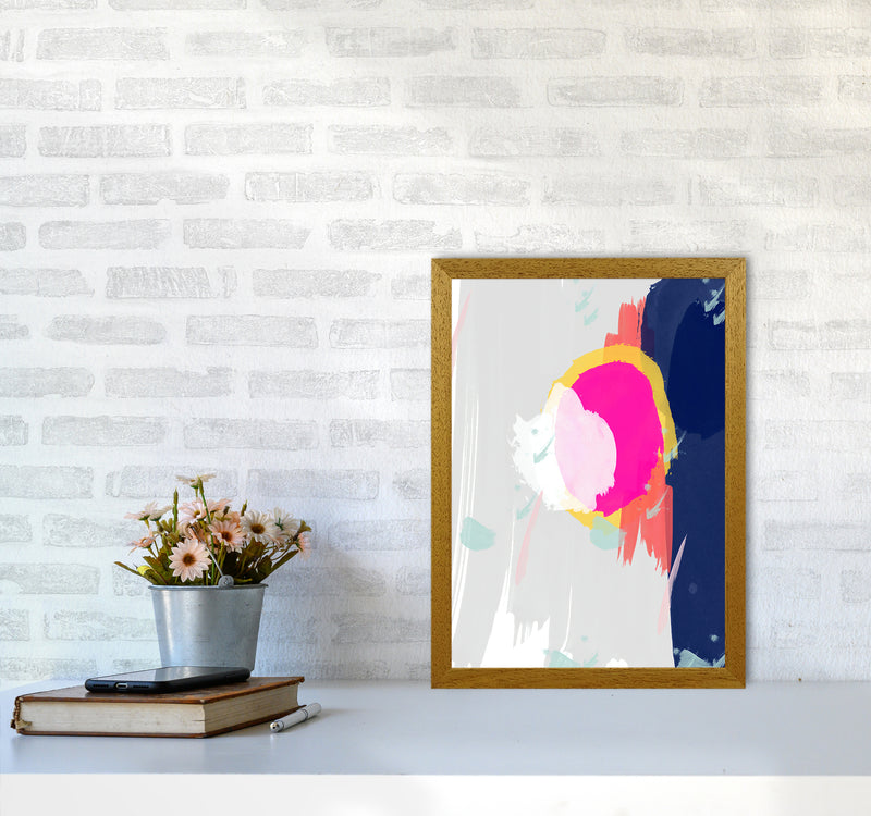 The Happy Paint Strokes Abstract Art Print by Seven Trees Design A3 Print Only