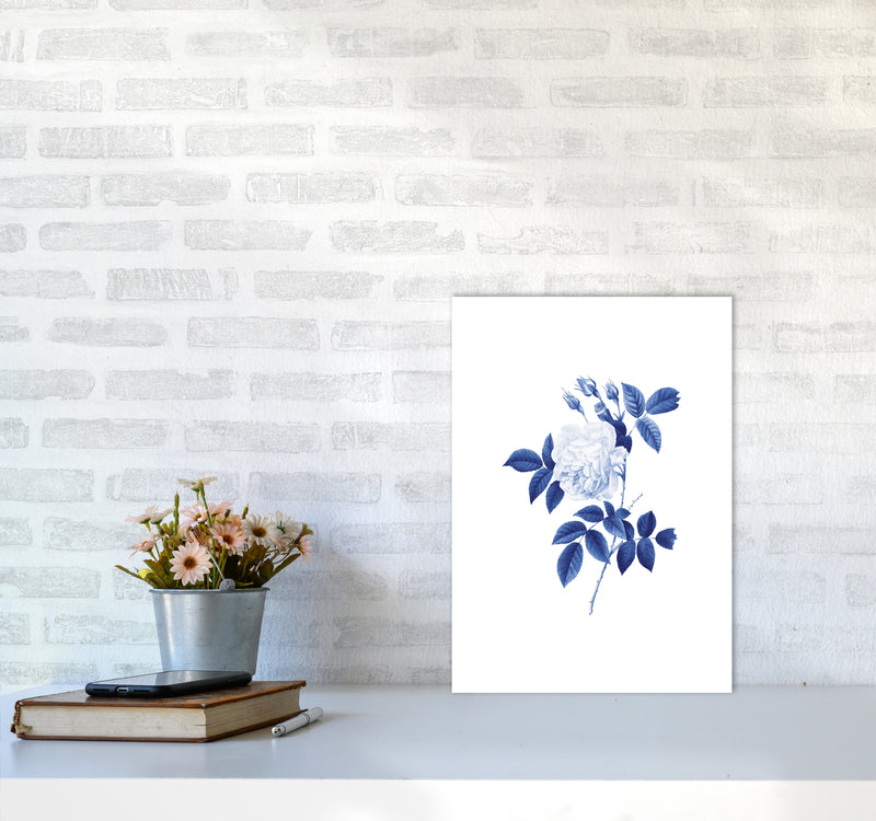 Blue botanic II Art Print by Seven Trees Design A3 Black Frame