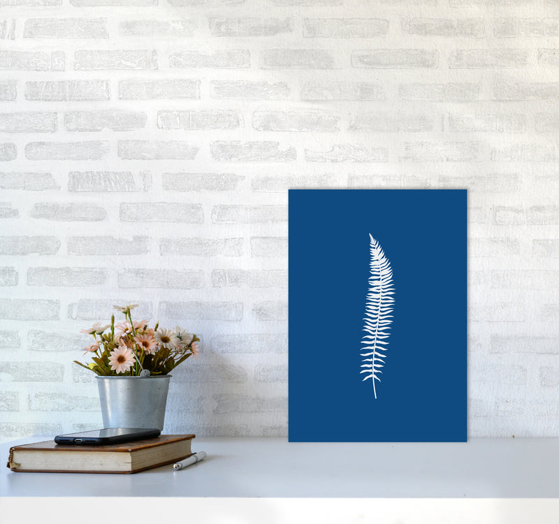 Blue Botanical I Art Print by Seven Trees Design A3 Black Frame