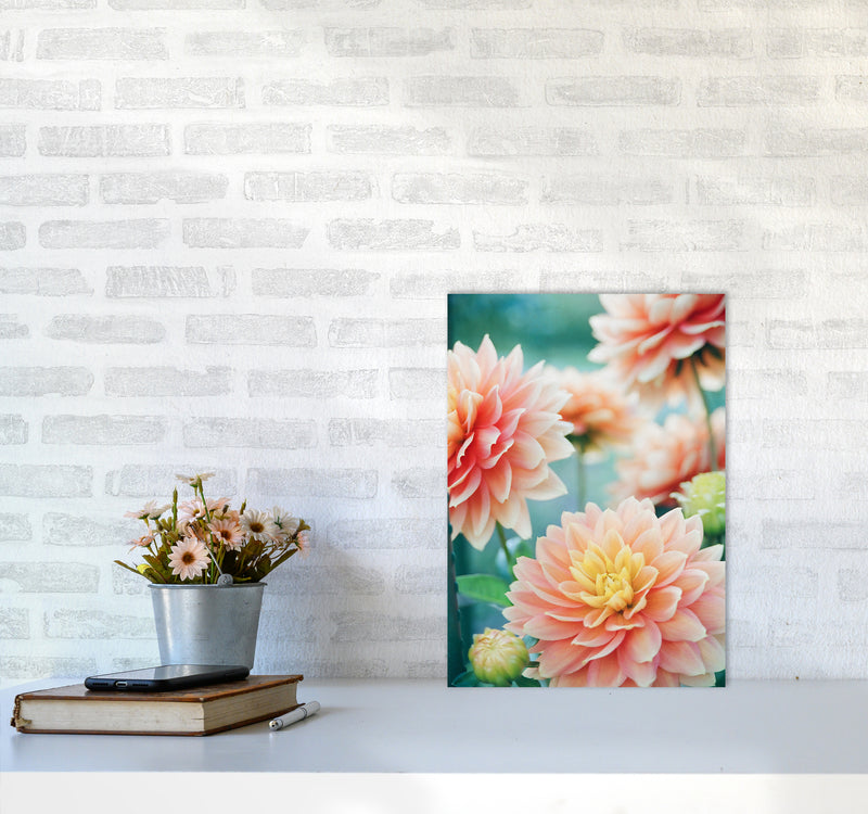 Happy Flowers Photography Art Print by Seven Trees Design A3 Black Frame