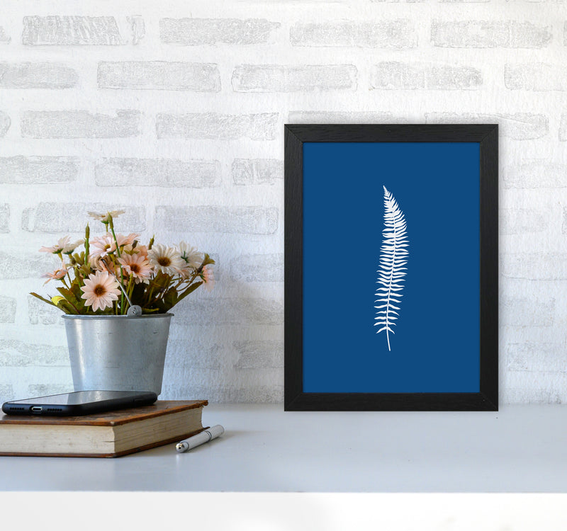Blue Botanical I Art Print by Seven Trees Design A4 White Frame