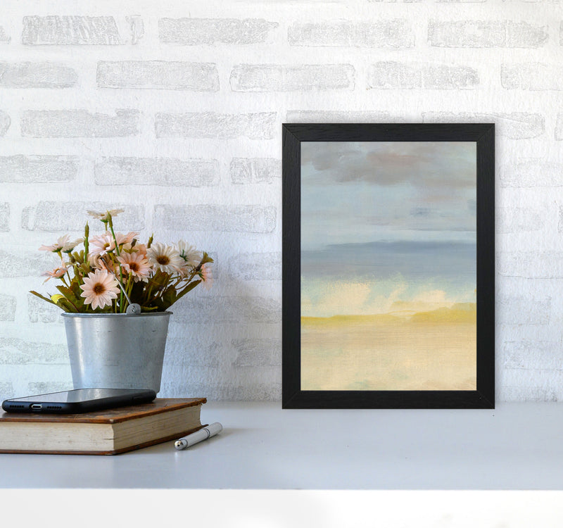 Sand, Ocean and Sky Art Print by Seven Trees Design A4 White Frame