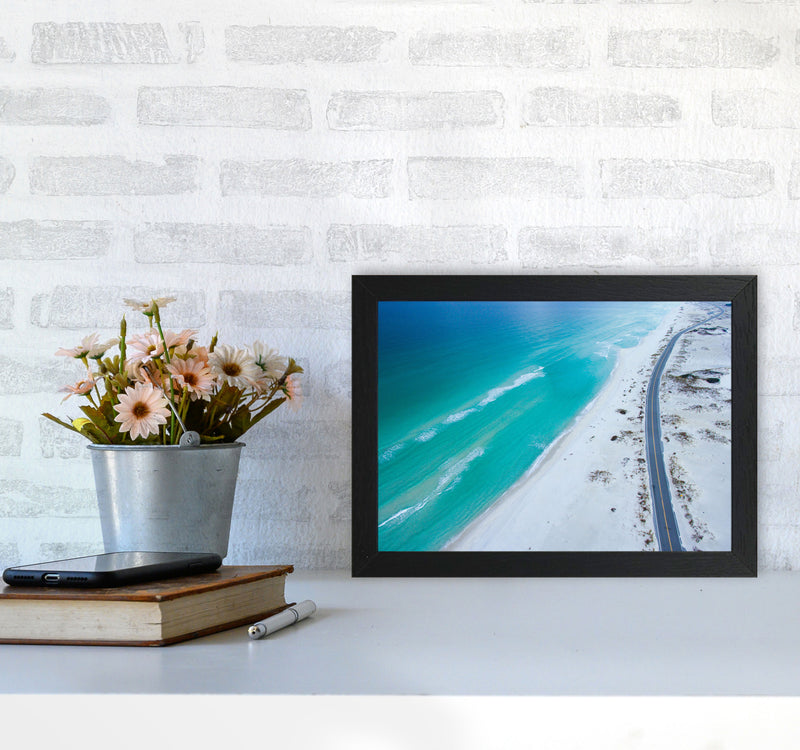 The View Art Print by Seven Trees Design A4 White Frame