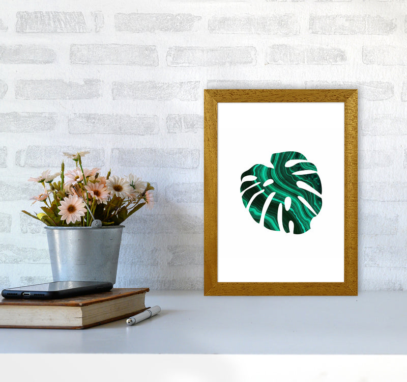 Green Marble Leaf I Art Print by Seven Trees Design A4 Print Only