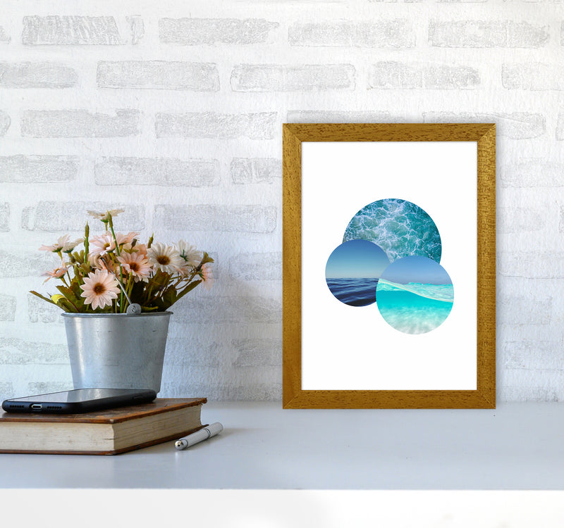 Ocean Planets Art Print by Seven Trees Design A4 Print Only