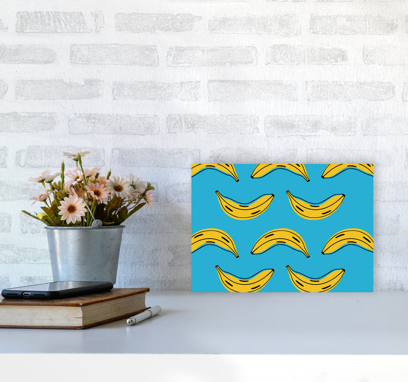 Is Bananas Art Print by Seven Trees Design A4 Black Frame
