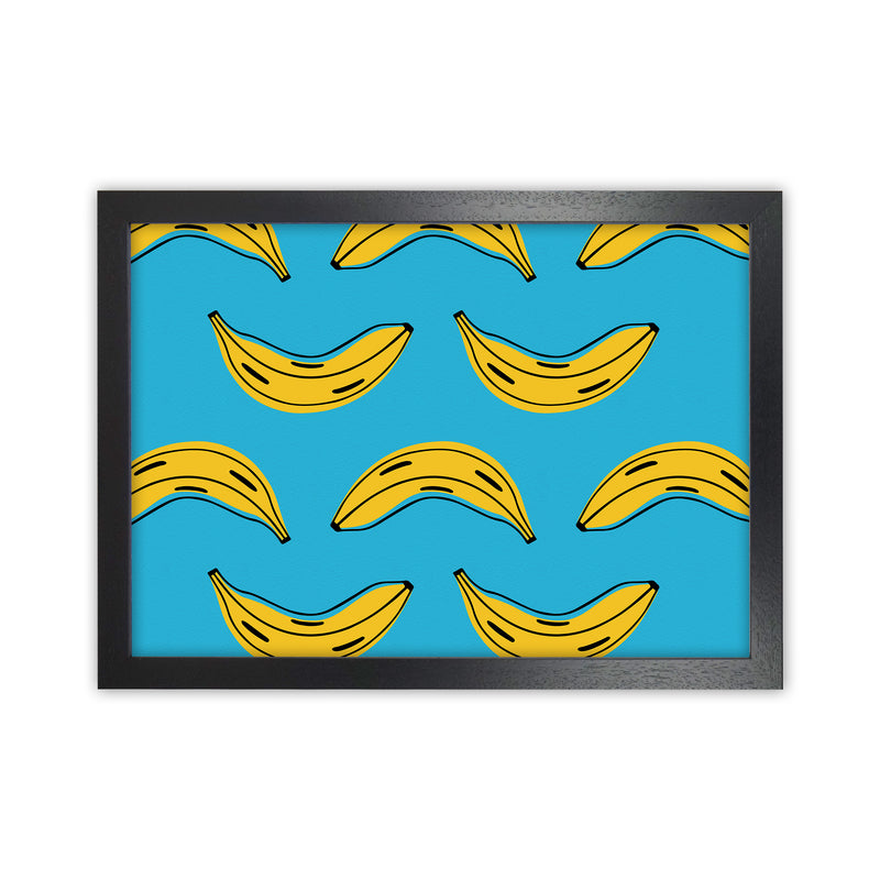 Is Bananas Art Print by Seven Trees Design Black Grain