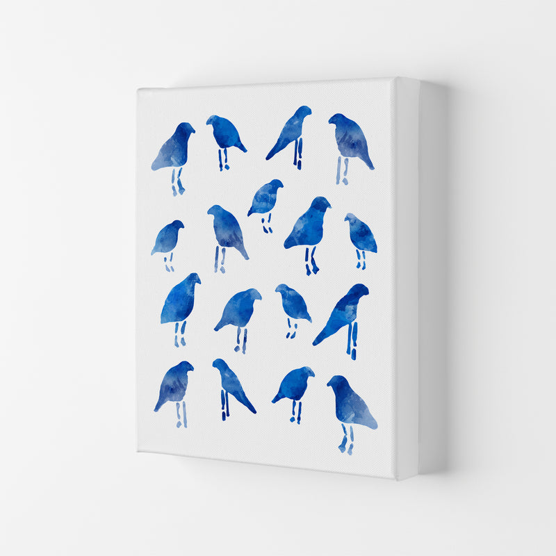 The Blue Birds Art Print by Seven Trees Design Canvas