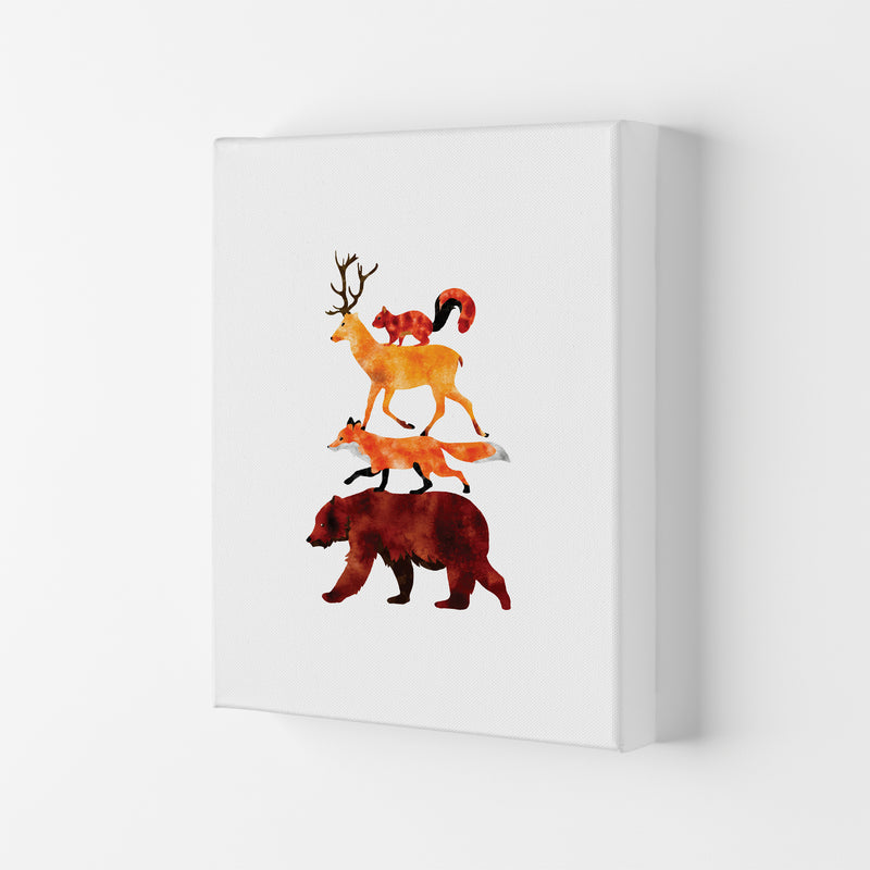 The Forest Friends Childrens Art Print by Seven Trees Design Canvas