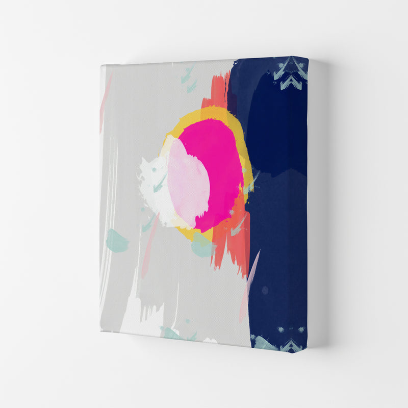 The Happy Paint Strokes Abstract Art Print by Seven Trees Design Canvas