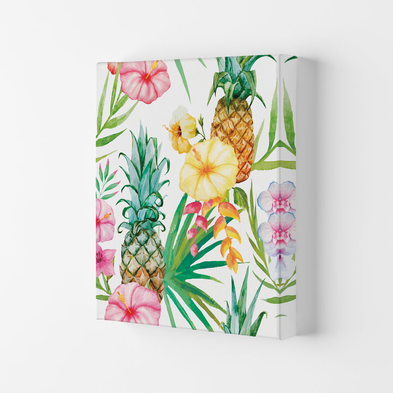 The tropical pineapples Art Print by Seven Trees Design Canvas