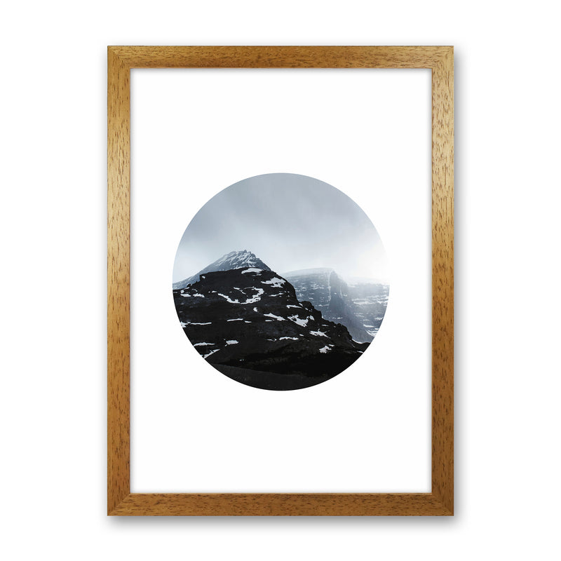 Snow Mountains Photography Art Print by Seven Trees Design Oak Grain
