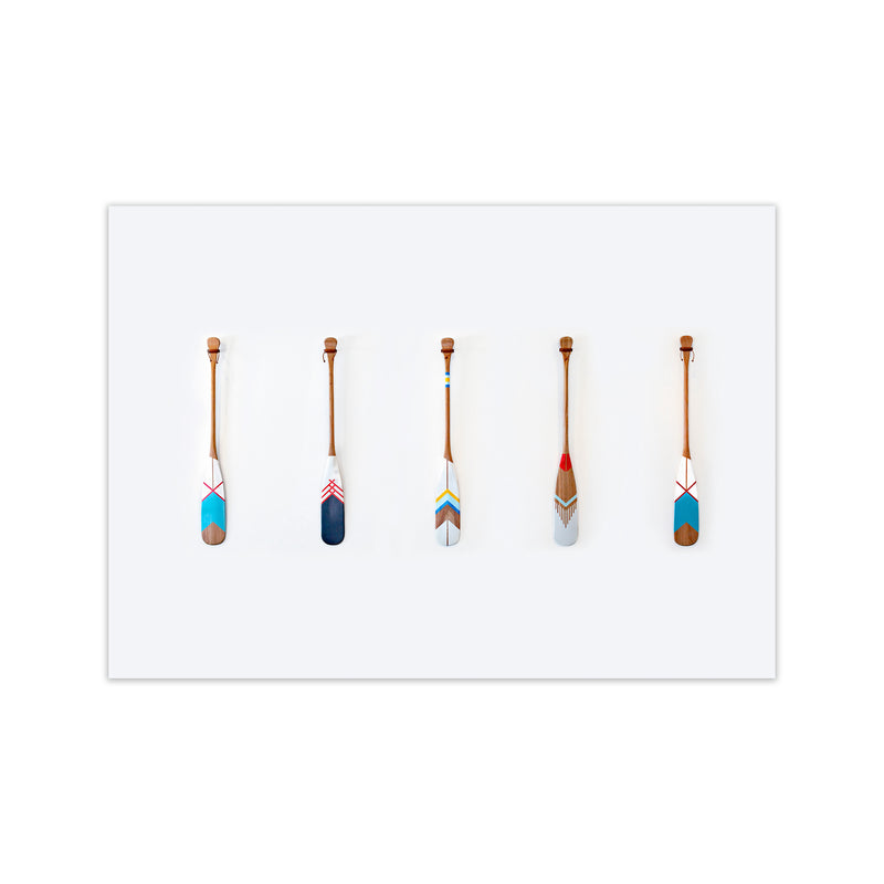 Five Oars Photography Art Print by Seven Trees Design Print Only