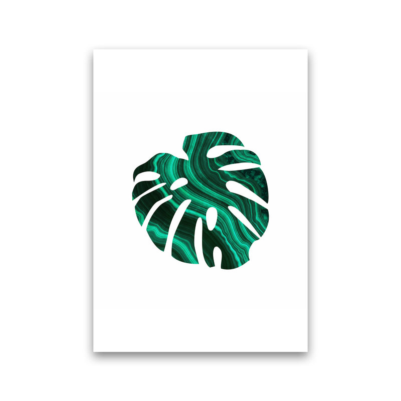 Green Marble Leaf I Art Print by Seven Trees Design Print Only