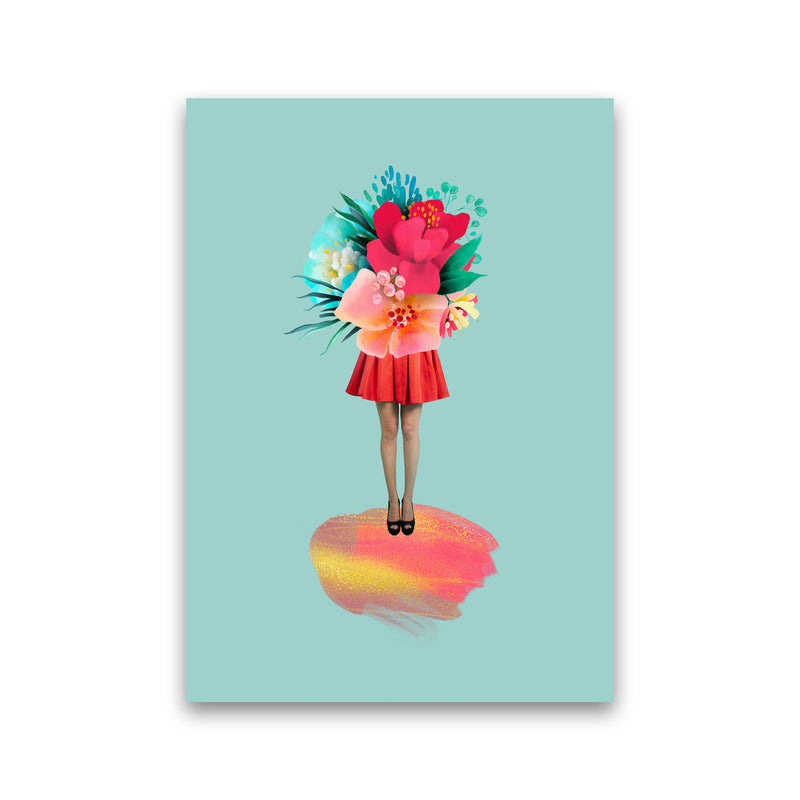 The Floral Girl Art Print by Seven Trees Design Print Only