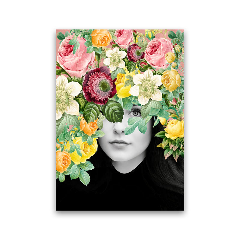 The Girl And The Flowers II Art Print by Seven Trees Design Print Only