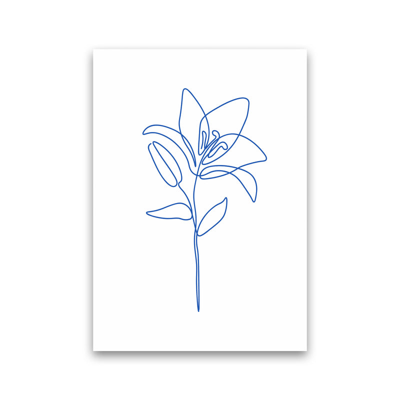 One Line Flower II Art Print by Seven Trees Design Print Only