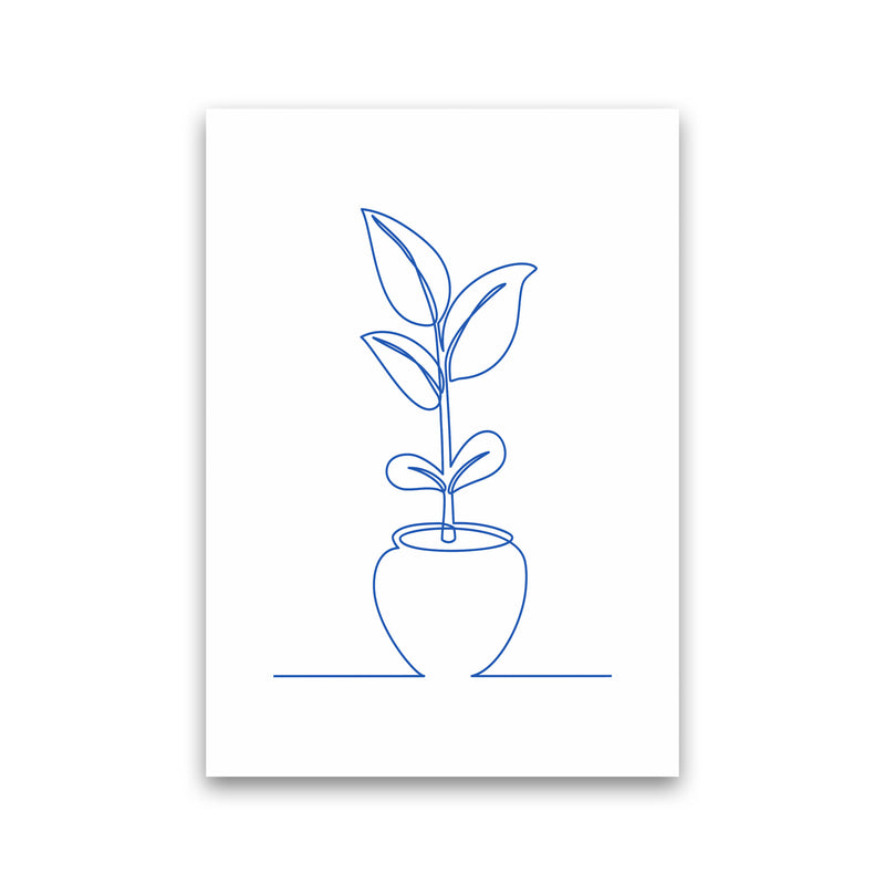 One Line Plant II Art Print by Seven Trees Design Print Only