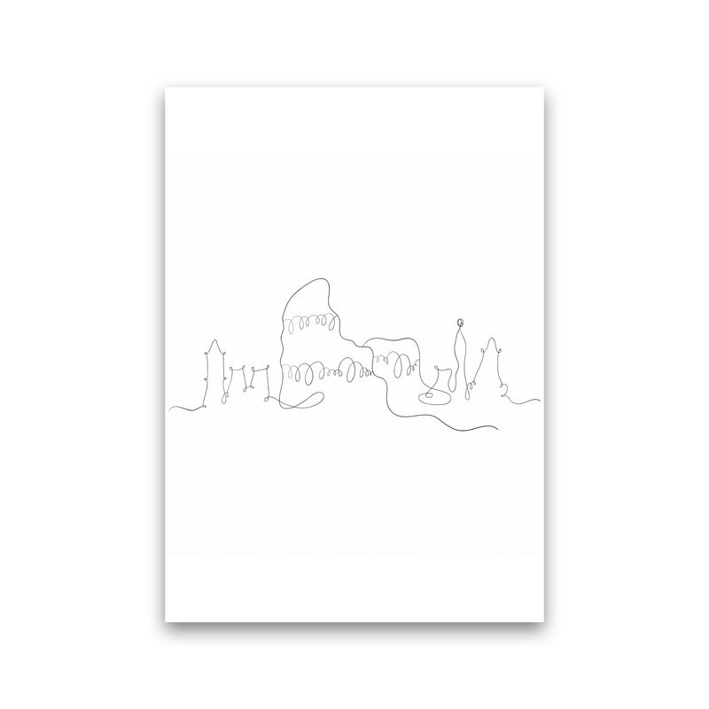 One Line Rome Art Print by Seven Trees Design Print Only