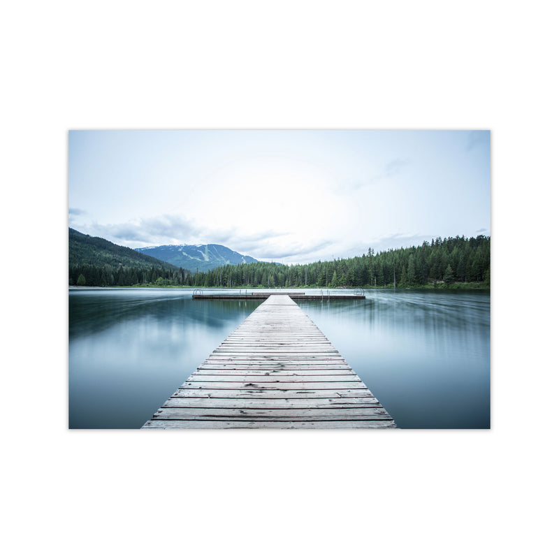 The Lake Art Print by Seven Trees Design Print Only