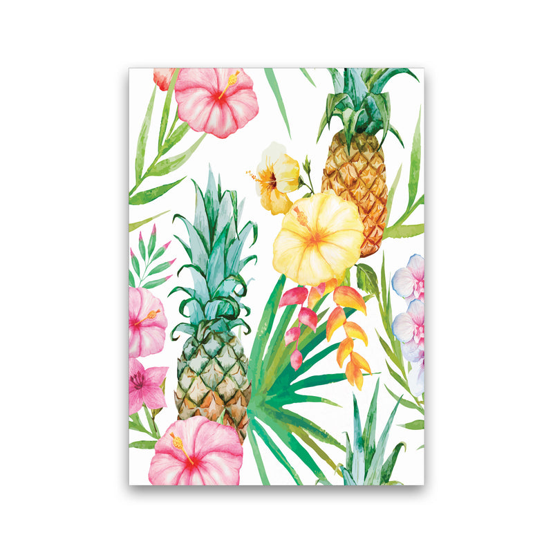 The tropical pineapples Art Print by Seven Trees Design Print Only