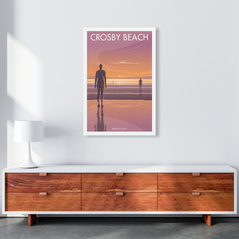 Crosby Beach Travel Art Print By Stephen Millership A1 Canvas