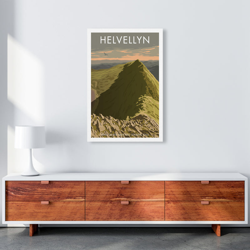 The Lakes Helvellyn Travel Art Print By Stephen Millership A1 Canvas
