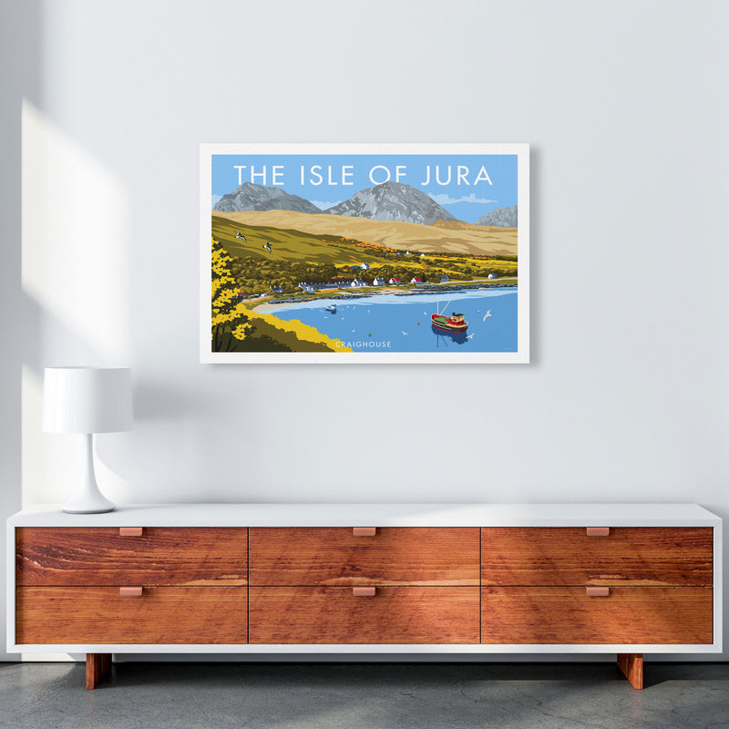 The Isle Of Jura Craighouse Art Print by Stephen Millership A1 Canvas
