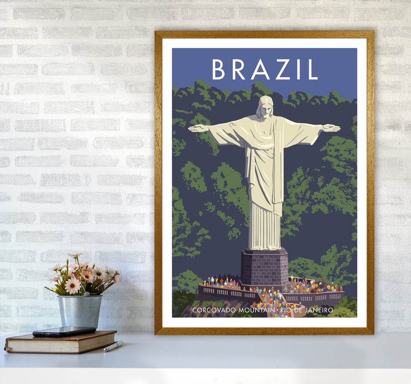 Brazil Travel Art Print By Stephen Millership A1 Print Only