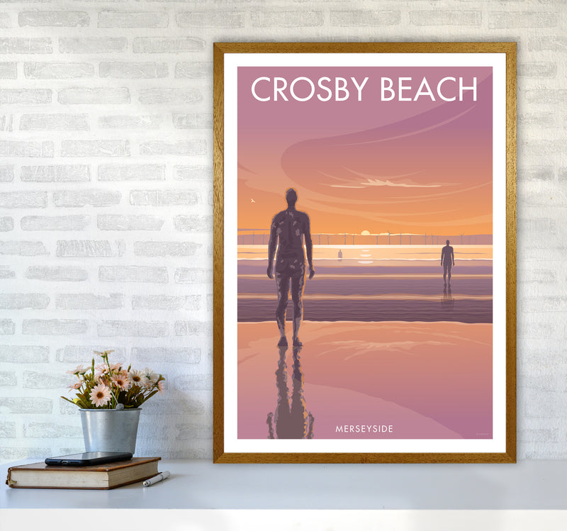 Crosby Beach Travel Art Print By Stephen Millership A1 Print Only