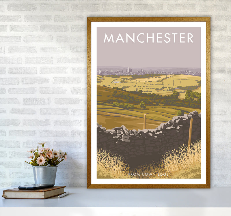 Manchester Cown Edge Travel Art Print By Stephen Millership A1 Print Only
