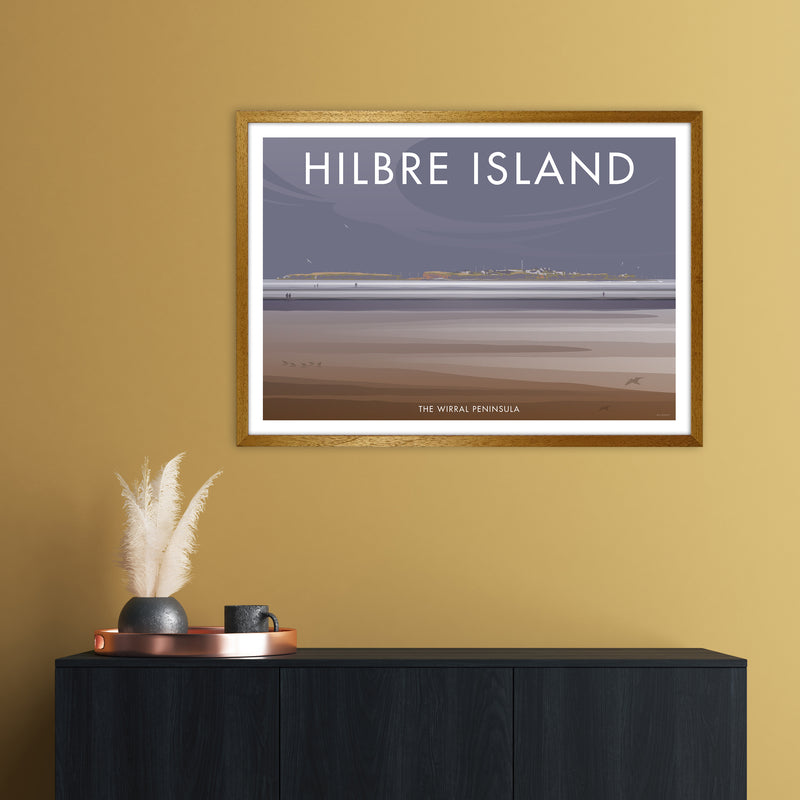 Wirral Hilbre Island Art Print by Stephen Millership A1 Print Only