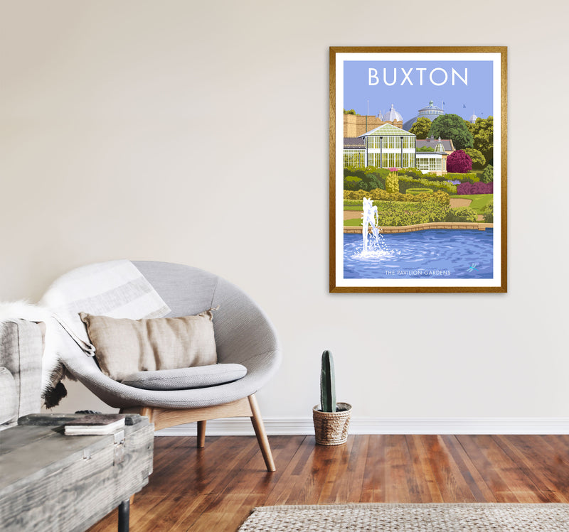 Buxton Derbyshire Travel Art Print by Stephen Millership A1 Print Only
