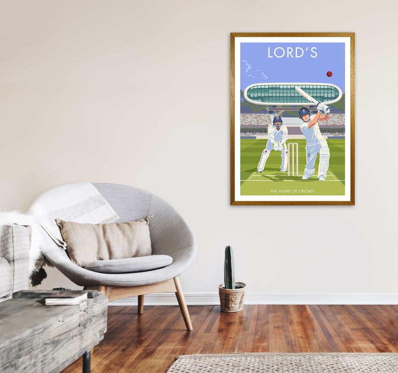 Lord's Travel Art Print by Stephen Millership A1 Print Only