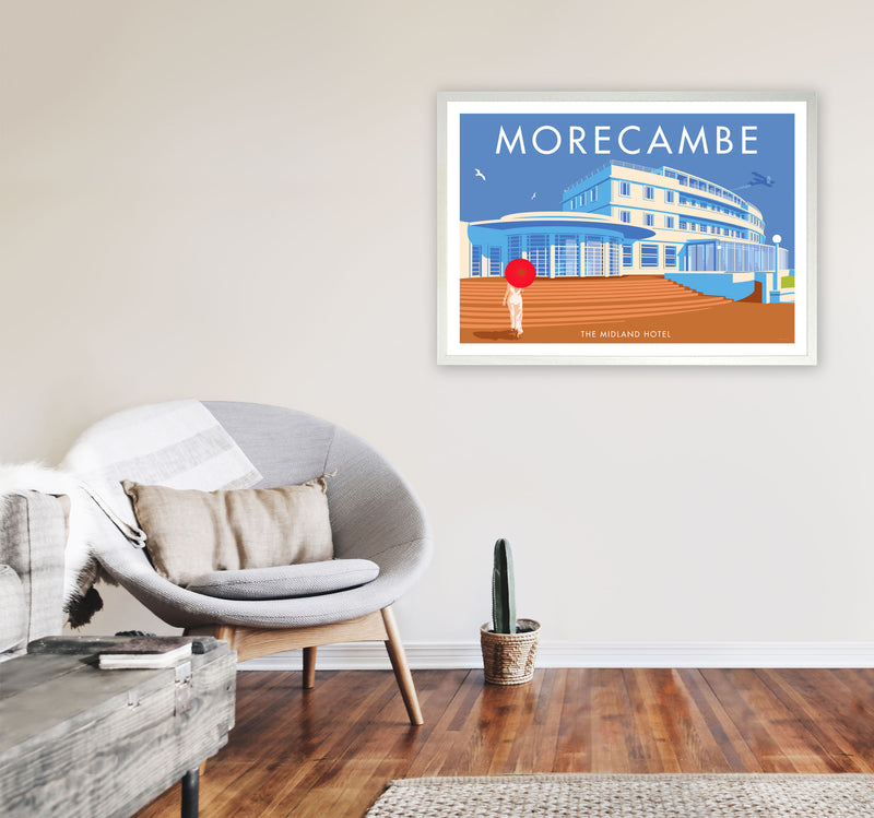 Morecambe by Stephen Millership A1 Oak Frame