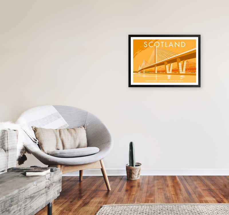 Scotland by Stephen Millership A2 White Frame