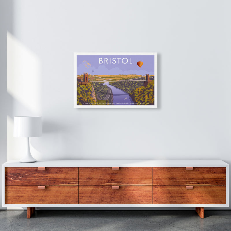 Bristol Clifton Travel Art Print By Stephen Millership A2 Canvas