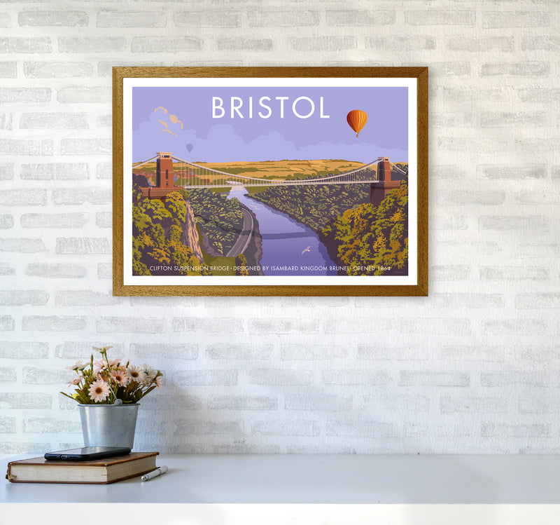 Bristol Clifton Travel Art Print By Stephen Millership A2 Print Only