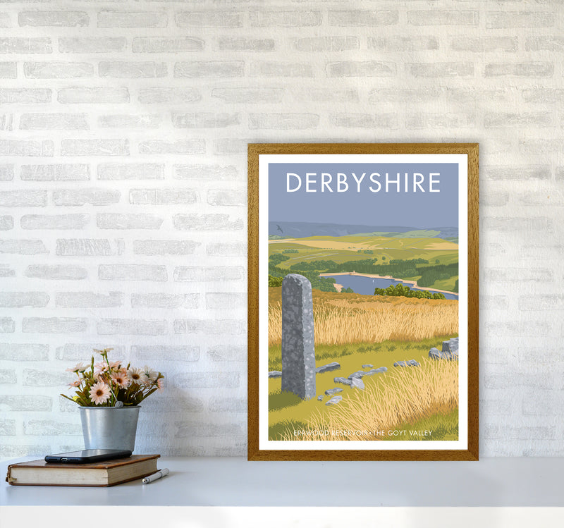 Derbyshire Errwood Travel Art Print By Stephen Millership A2 Print Only
