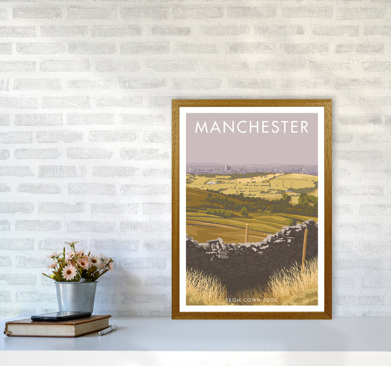 Manchester Cown Edge Travel Art Print By Stephen Millership A2 Print Only