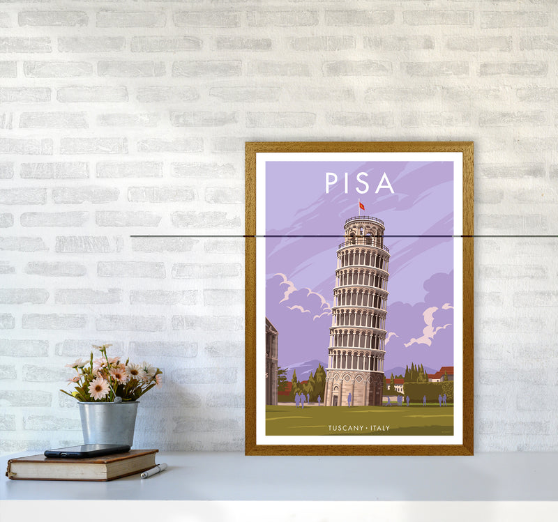 Pisa Travel Art Print By Stephen Millership A2 Print Only